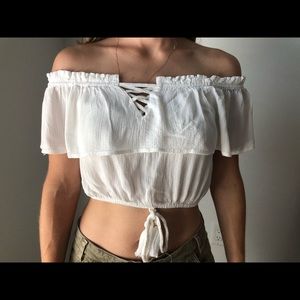 American Eagle Off-shoulder Top.